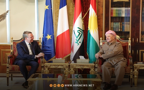 الرئيس بارزاني و يان بريم يؤكدان على أواصر الصداقة بين الشعبين الكوردستاني والفرنسي الرئيس بارزاني و يان بريم يؤكدان على أواصر الصداقة بين الشعبين الكوردستاني والفرنسي