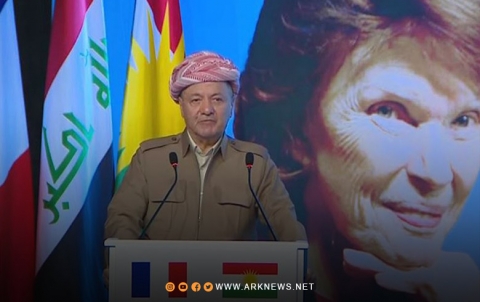 الرئيس بارزاني: للسيدة دانيال ميتران حق كبير على الشعب الكوردي