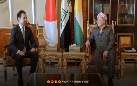 الرئيس بارزاني يبحث مع وفد ياباني شكل مستقبل الكورد في سوريا