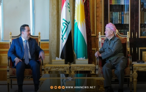  الرئيس بارزاني ومحمد شياع سوداني يؤكدان على معالجة المشكلات 