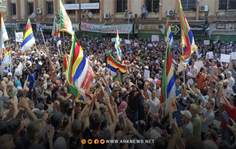 The people of Suwayda stress the continuation of the peaceful movement against the Syrian regime The people of Suwayda stress the continuation of the peaceful movement against the Syrian regime