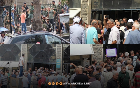 مسلحو النظام السوري يطلقون الرصاص الحي على المتظاهرين في السويداء