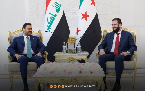 أحمد الشرع وعلي الزيدي يبحثان سبل تعزيز العلاقات بين سوريا والعراق أحمد الشرع وعلي الزيدي يبحثان سبل تعزيز العلاقات بين سوريا والعراق