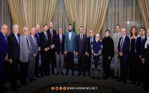 الشرع يشكر المجلس السوري-الأمريكي على مبادراتهم لرفع العقوبات عن سوريا