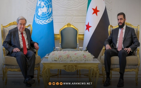 Al-Sharaa and Guterres Discuss Ways to Strengthen Cooperation Between Syria and the United Nations Al-Sharaa and Guterres Discuss Ways to Strengthen Cooperation Between Syria and the United Nations
