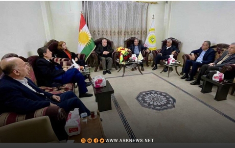 الحزب الديمقراطي الكوردستاني - سوريا يستقبل وفدا من رئاسة ENKS في قامشلو