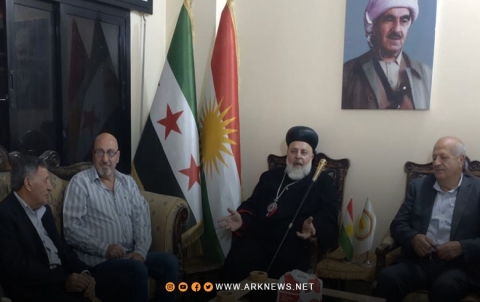 الحسكة.. المطران مار موريس عمسيح يزور مكتب المجلس الوطني الكوردي 