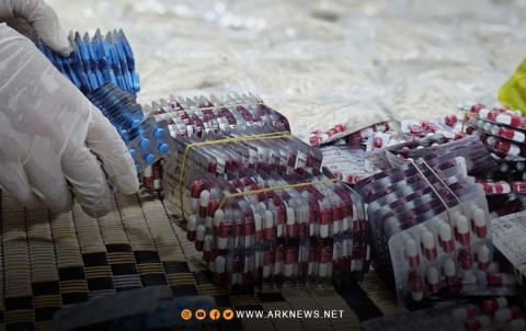 ضبط كميات كبيرة من المخدرات في حلب 