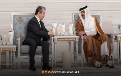 رئيس حكومة إقليم كوردستان يقدم واجب العزاء لأمير دولة قطر بوفاة والده 