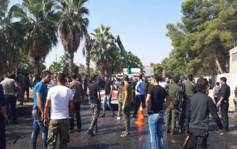 A suicide car bombing rocks the city of Qamishlo