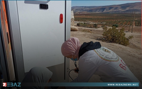 عفرين.. بارزاني الخيرية تقدم الخدمات الطبية لعشرات المرضى في ناحية شية