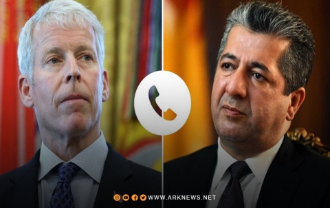 مسرور بارزاني وكريس رايت يبحثان ملف الطاقة في المنطقة