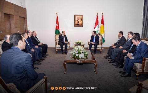 مسرور بارزاني يستقبل وزير الصحة الأردني