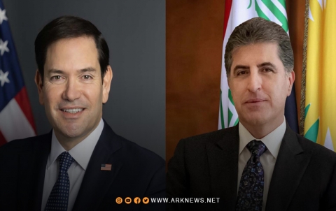 نيجيرفان بارزاني وماركو روبيو يؤكدان على الاستقرار والسلام في العراق وسوريا