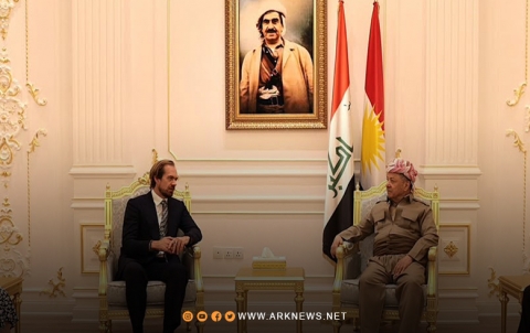 الرئيس بارزاني يستقبل القنصل العام البريطاني في أربيل الرئيس بارزاني يستقبل القنصل العام البريطاني في أربيل