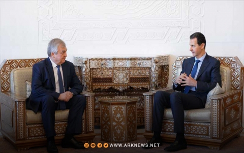 Bashar al-Assad and Lavrentiev discuss the development of bilateral relations between the regime and Russia Bashar al-Assad and Lavrentiev discuss the development of bilateral relations between the regime and Russia