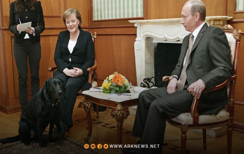 فلاديمير بوتين يعتذر من أنجيلا ميركل فلاديمير بوتين يعتذر من أنجيلا ميركل