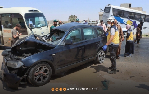 إصابة 30 شخصا جراء حوادث سير في عموم سوريا