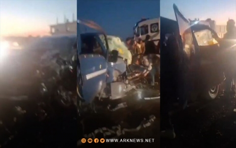 حادث سير على طريق عفرين-إعزاز يتسبب بسقوط نحو 10 ضحايا حادث سير على طريق عفرين-إعزاز يتسبب بسقوط نحو 10 ضحايا