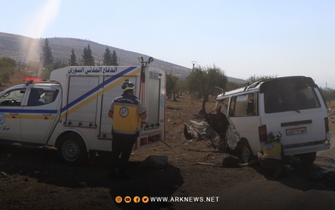 عفرين.. حادث سير يتسبب بوفاة وإصابة عدة أشخاص بينهم أطفال  عفرين.. حادث سير يتسبب بوفاة وإصابة عدة أشخاص بينهم أطفال