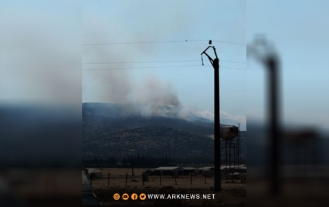 عفرين.. النيران تلتهم الأشجار الحراجية في أحد الجبال بناحية راجو عفرين.. النيران تلتهم الأشجار الحراجية في أحد الجبال بناحية راجو