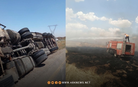 الدفاع المدني يستجيب لـ225 حريقا و 19 حادث سير في عموم سوريا الدفاع المدني يستجيب لـ225 حريقا و 19 حادث سير في عموم سوريا