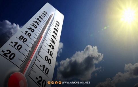 درجات الحرارة أعلى من معدلاتها السنوية بحوالي درجات الحرارة أعلى من معدلاتها السنوية بحوالي