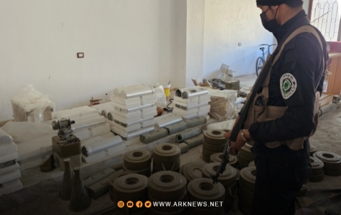 Daraa: Large Cache of Weapons and Explosives Seized Daraa: Large Cache of Weapons and Explosives Seized