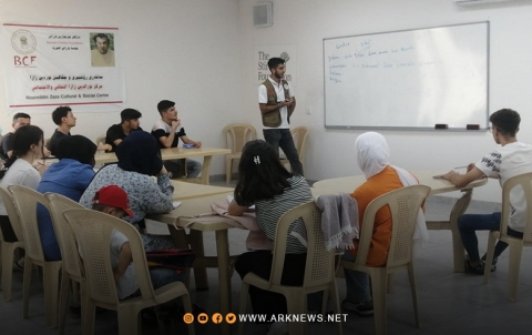 بارزاني الخيرية تمدد دورة للغة الألمانية في مخيم كوركوسك
