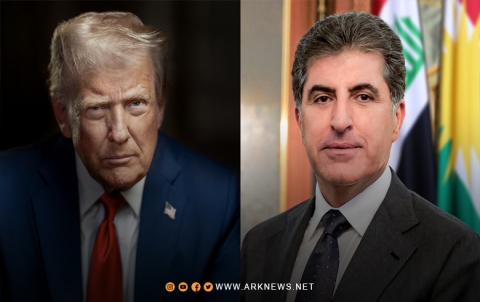 نيجيرفان بارزاني يتلقى رسالة تهنئة من دونالد ترامب 
