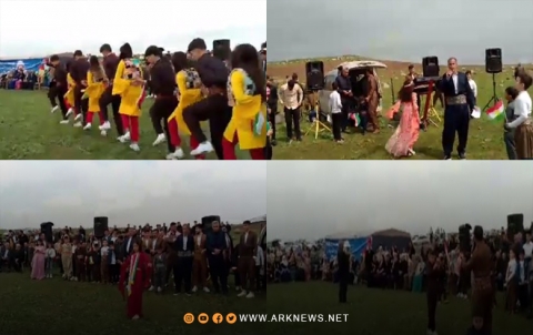 Dêrik.. Bi beşdarbûneke berfireh, ENKS ahenga Newrozê li Kanî kerkê li dar dixe