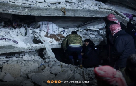 الدفاع المدني يُعلن شمال غربي سوريا منطقة منكوبة بعد تسجيل وفيات بالزلزال