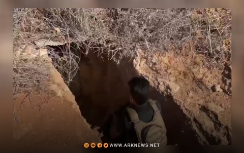 العثور على سجن تحت الأرض بريف حمص  العثور على سجن تحت الأرض بريف حمص