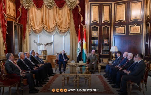 الرئيس بارزاني يستقبل وفدا من حزب الدعوة الإسلامية العراقي