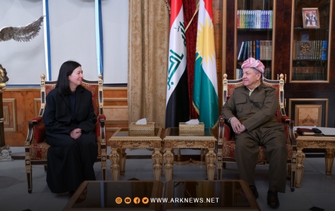 الرئيس بارزاني وفيكتوريا تايلور یناقشان الأوضاع في سوريا وغربي كوردستان