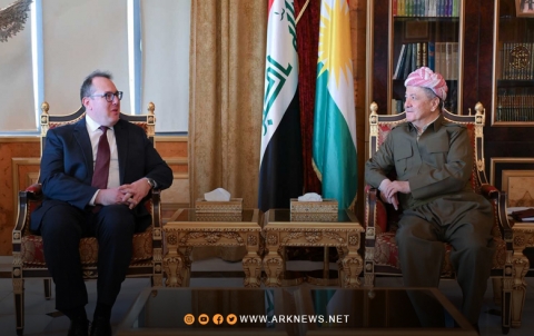 الرئيس بارزاني وجوشوا هاريس يتباحثان الأوضاع في سوريا 