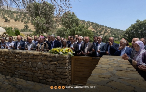 The leadership of the Kurdistan Democratic Party - Syria visits the shrine of the immortals in Barzan