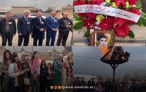Qamişlo.. Vêxistina xetîreya Newrozê li ser gora şehîd Silêman Adê
