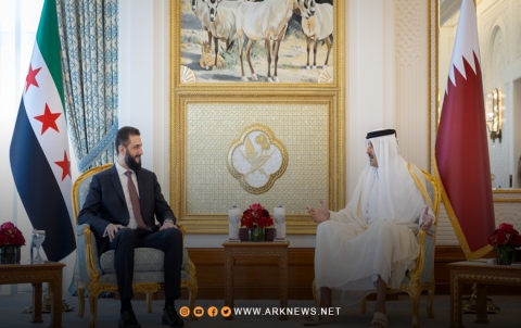 الرئيس السوري وأمير دولة قطر يناقشان مستجدات الأوضاع الإقليمية والدولية