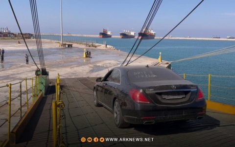 وصول باخرة محمّلة بالسيارات إلى مرفأ طرطوس وصول باخرة محمّلة بالسيارات إلى مرفأ طرطوس