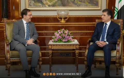 الرئيس نيجيرفان بارزاني يؤكد على أهمية استمرار الحوار بين حكومة إقليم كوردستان والحكومة الاتحادية الرئيس نيجيرفان بارزاني يؤكد على أهمية استمرار الحوار بين حكومة إقليم كوردستان والحكومة الاتحادية