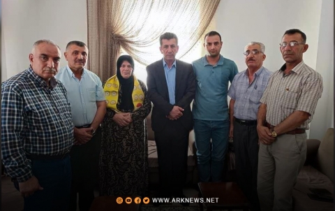 منظمة دهوك للحزب الديمقراطي الكوردستاني - سوريا تزور عائلة الشهيد شيخ حنان
