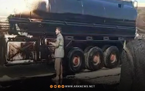 صهاريج النفط العراقية تتعرض لإطلاق النار في سوريا 