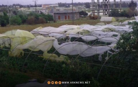 طرطوس.. عاصفة مطرية قوية تلحق أضرارا كبيرة بالمدينة 