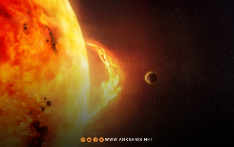 عاصفة شمسية شديدة تصل إلى الأرض 