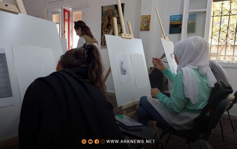 Afrin... Barzani Charity opens a course to teach “portrait”