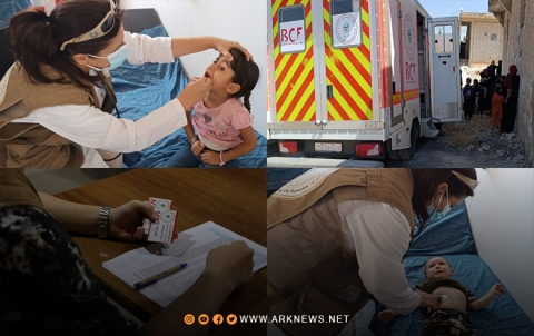 Efrîn.. Xêrxwaziya Barzanî li navçeya Bilbilê 39 nexweş derman kir