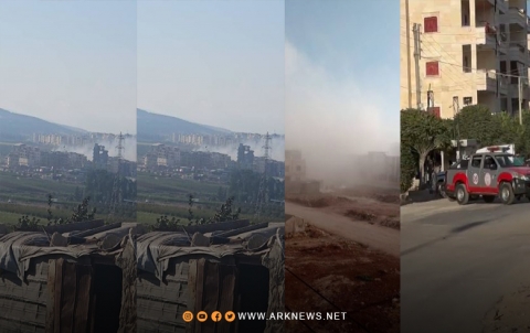 انفجار في مستودع ذخيرة لأحد الفصائل يهز مدينة عفرين انفجار في مستودع ذخيرة لأحد الفصائل يهز مدينة عفرين