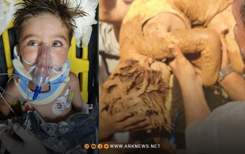 إنقاذ الطفل علي عبدي من بئر بريف كري سبي بعد مرور نحو 16 ساعة من سقوطه
