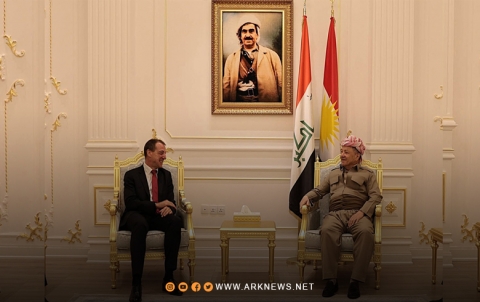 الرئيس بارزاني يستقبل القنصل العام الفرنسي في أربيل 